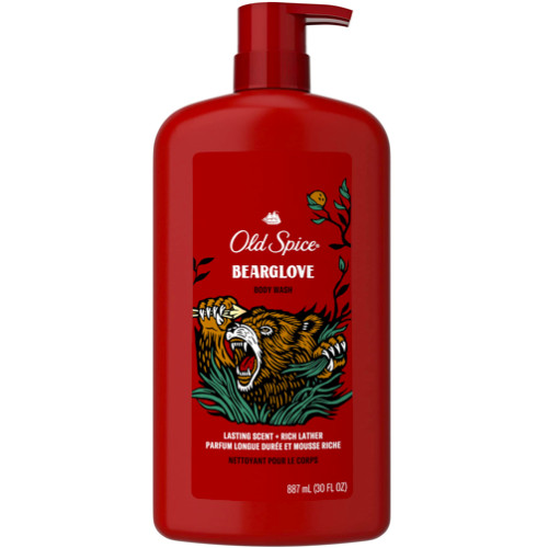 Чоловічий гель для душу Old Spice Bearglove body wash, 887 мл